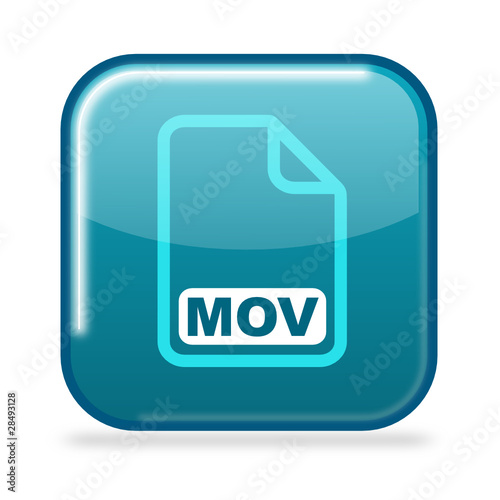 Button MOV aqua