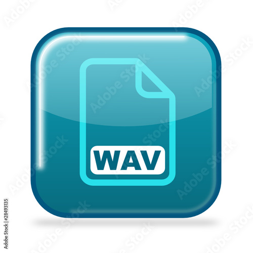 Button WAV aqua