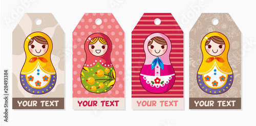 Russian dolls card