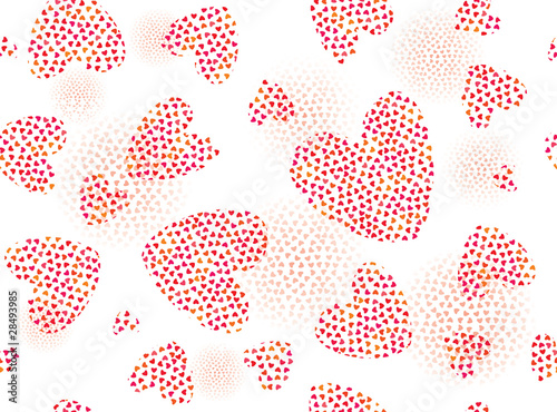 Seamless pattern for Valentine's day