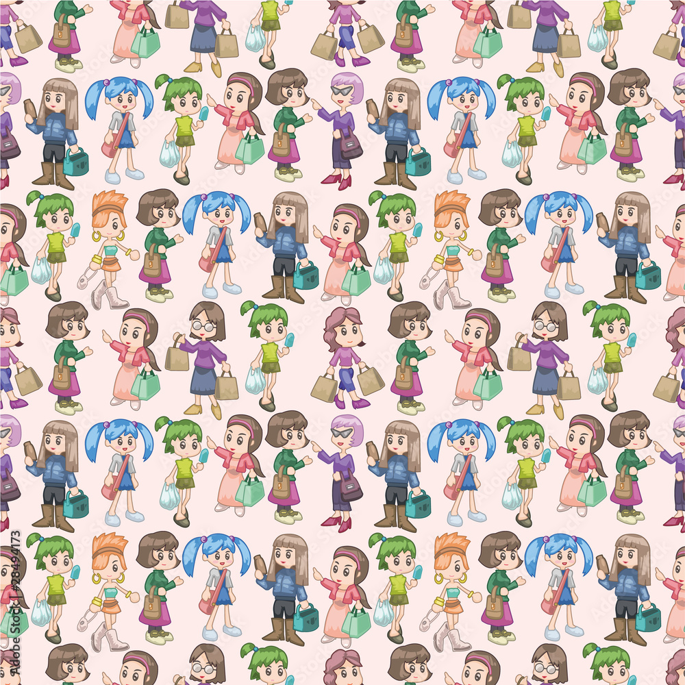 seamless shopping pattern seamless shopping pattern