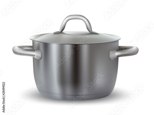 Pan isolated on a white background. Vector Illustration