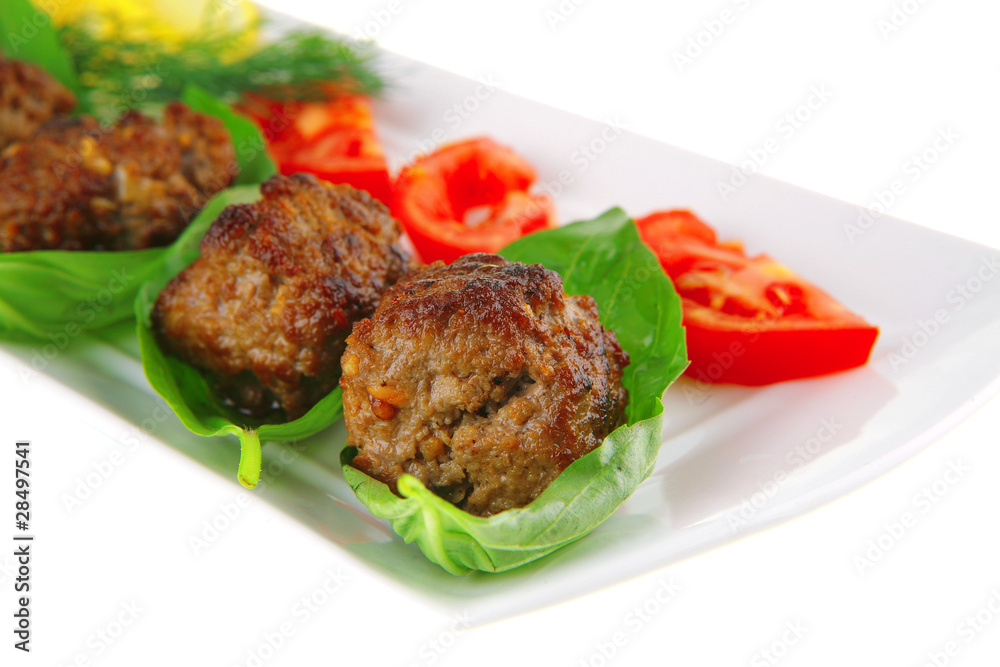 beef meat cutlet with tomatoes beef meat cutlet with tomatoes
