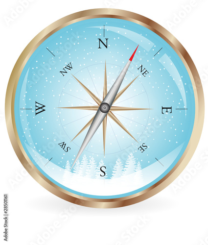 boussole hivernale