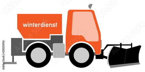 Winterdienst - Vector