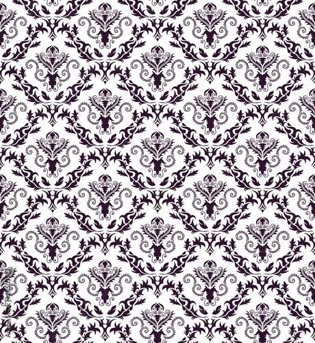 seamless damask pattern