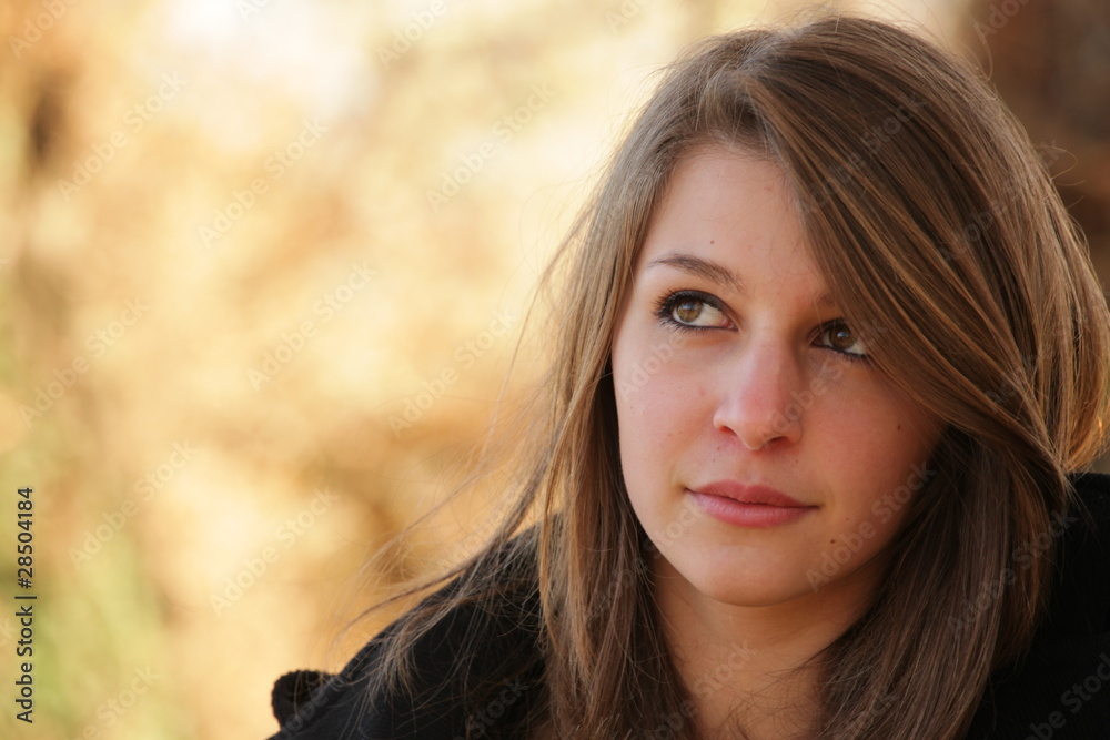 jeune fille, portrait jeune fille, portrait