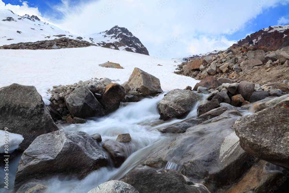 spring in the high mountains spring in the high mountains