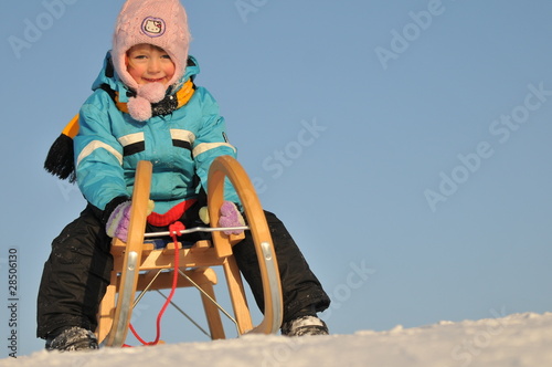 Schlitten fahren photo