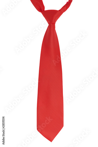 Canvas Print red tie