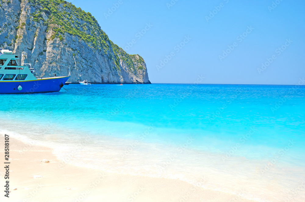 Obraz premium Navagio beach of zakynthos island