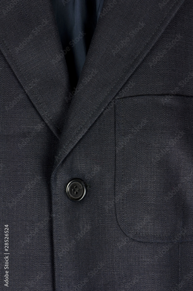 Linen jacket detail Linen jacket detail