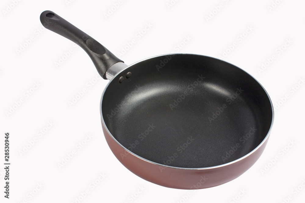 Frying pan isolated on white with clipping path Frying pan isolated on white with clipping path