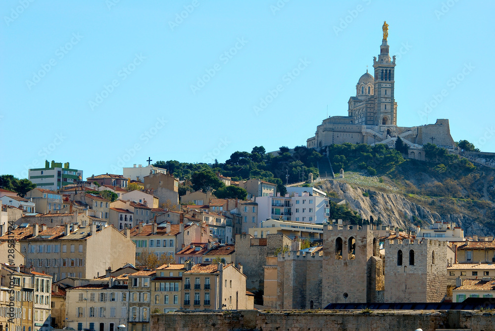 A Marseille Notre Dame de la Garde