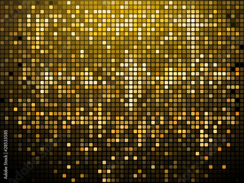 sparkling gold mosaic background photo