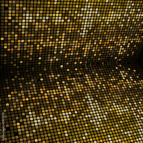 sparkling gold mosaic background
