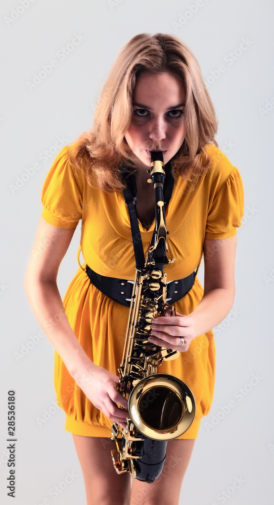 Fototapeta premium saxophonist