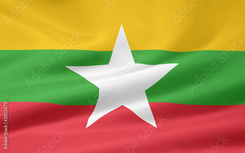 Flagge von Myamar #28536715