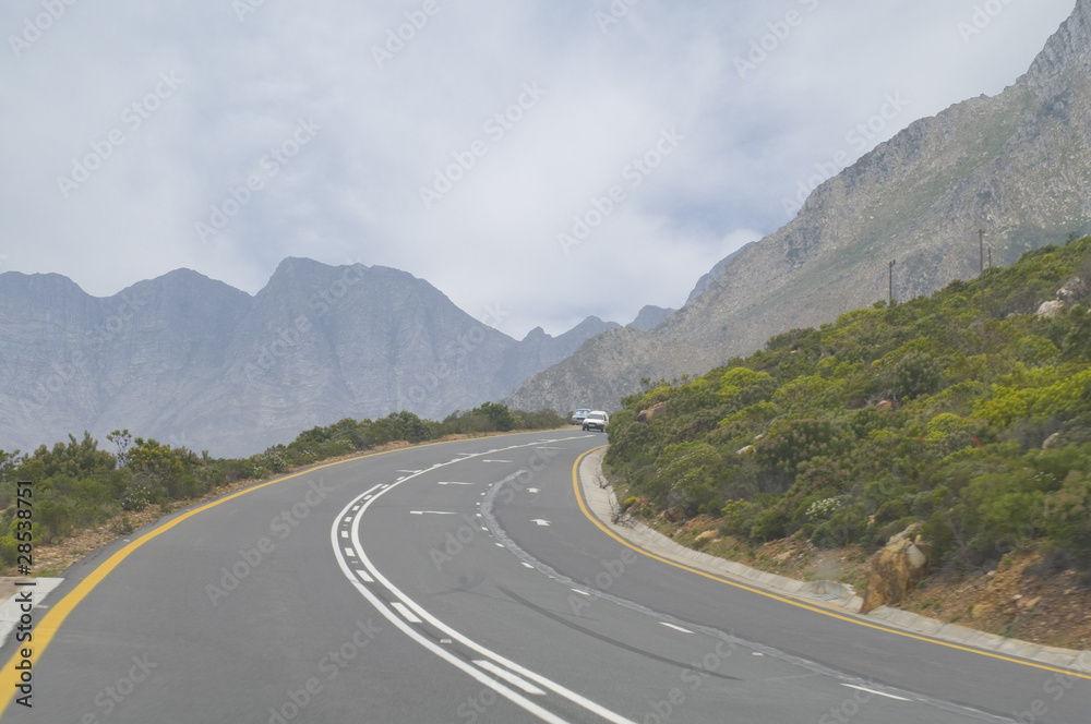 Naklejka premium The road around