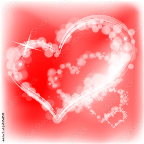 Valentine's Day heart.  Vector Illustration.