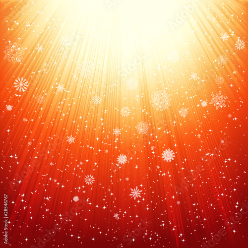 Abstract golden shiny background. Vector