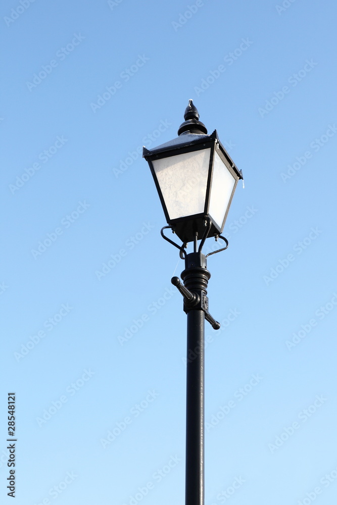 frosted lamp post