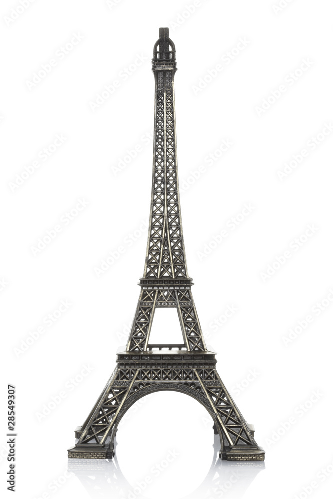 Eiffel tower with clipping path