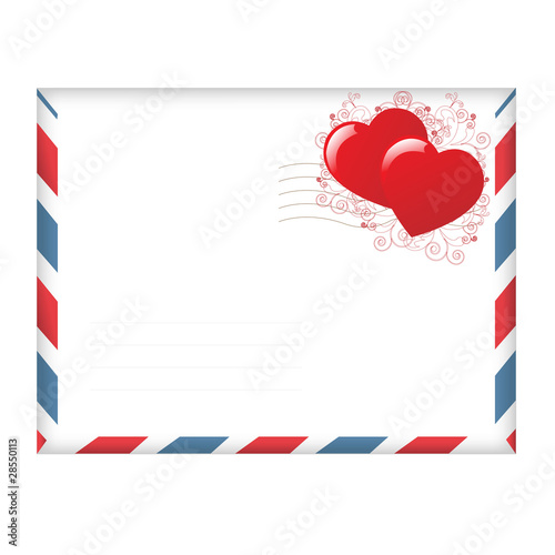 Envelope With Hearts
