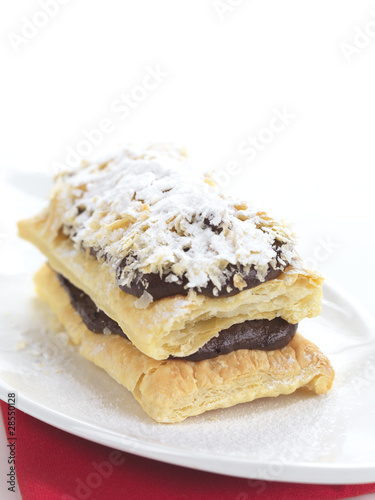 chocolate mille-feuille