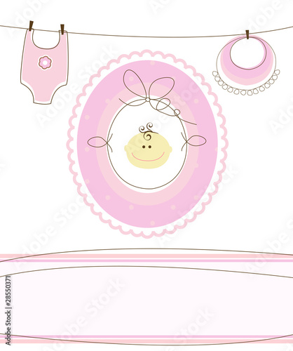 baby girl arrival design