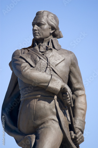 Принти на полотні Francisco de Miranda statue, Havana