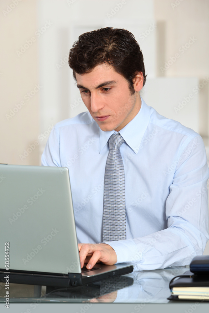 Portrait of businessman in the office Portrait of businessman in the office