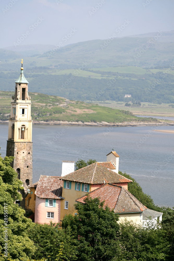 View over Government House, Portmeirion