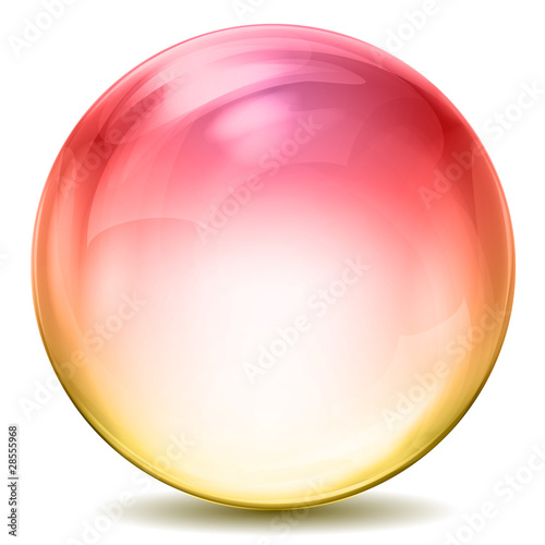 colorful crystal ball