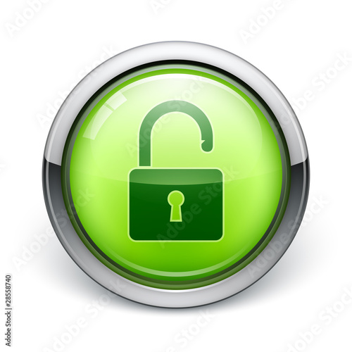 icône cadenas ouvert