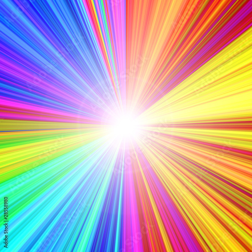 虹色の放射線