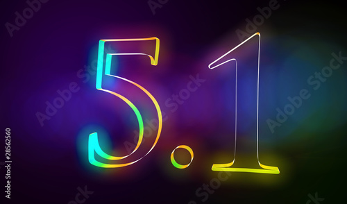 3D Typografie 5.1 Dolby
