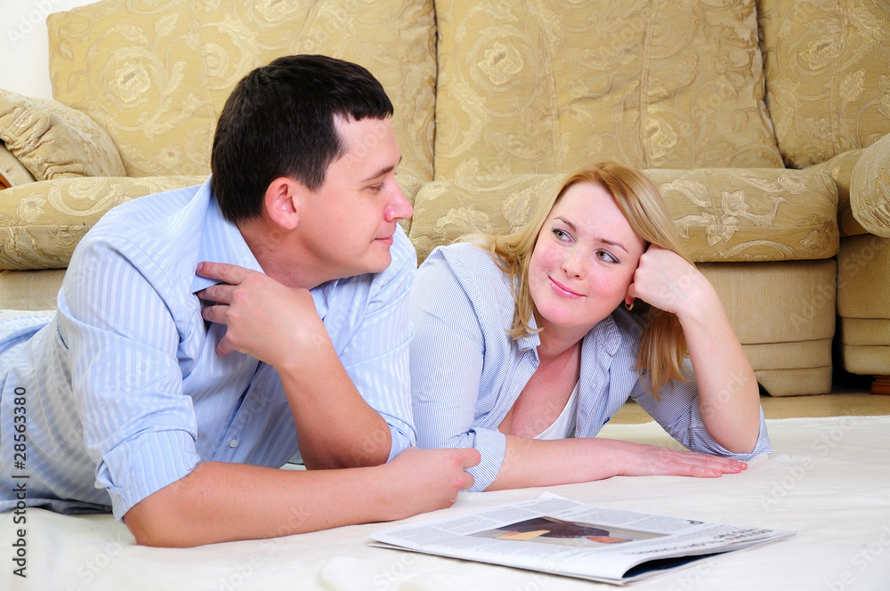 young couple spends time together young couple spends time together