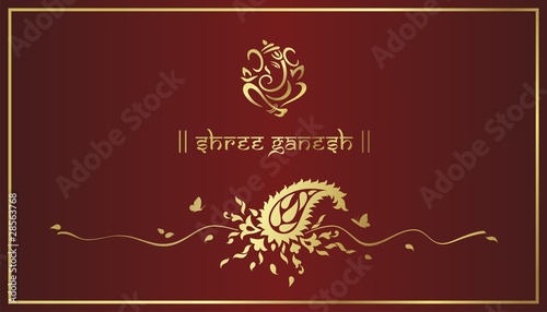traditional hindu wedding card