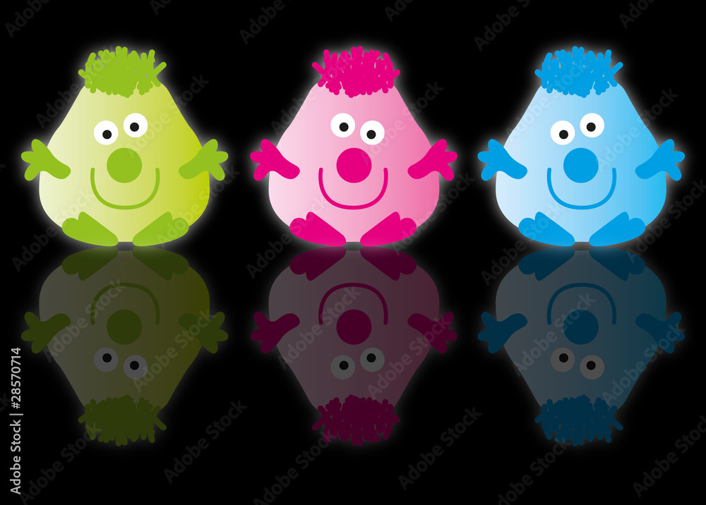 Obraz premium Little Monsters