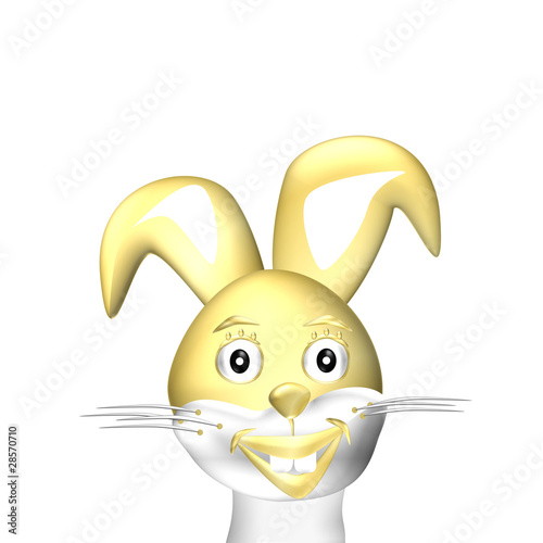 golden bunny