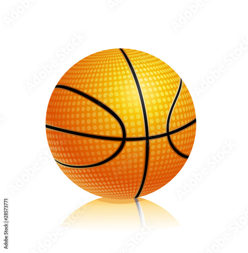 sport ball icon- basketball. Vector illustration
