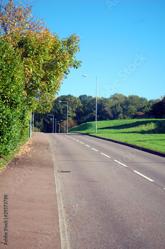 Fototapeta Naklejka Na Ścianę i Meble -  suburban road