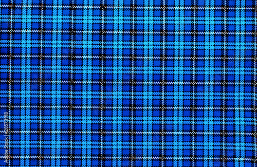 vintage blue plaid pattern
