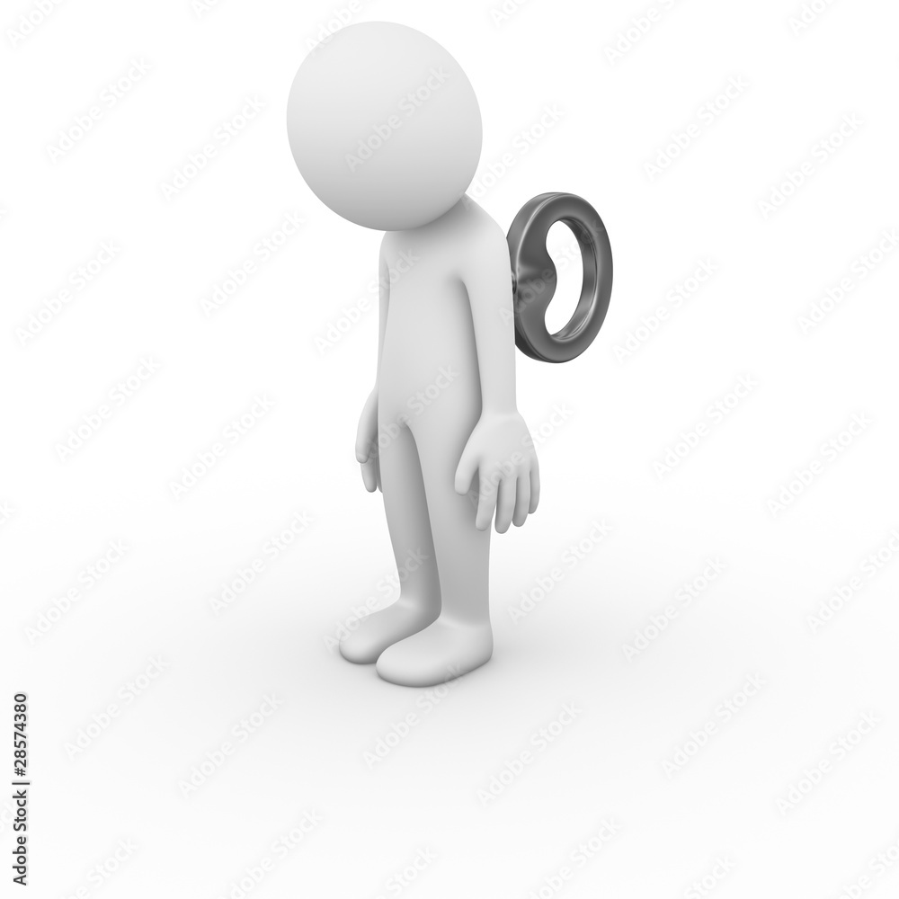 Windup man toy Windup man toy