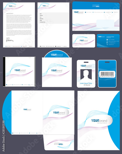 Corporate Identity Kit | Wave Pattern