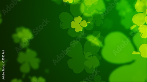 Loopable clover background.