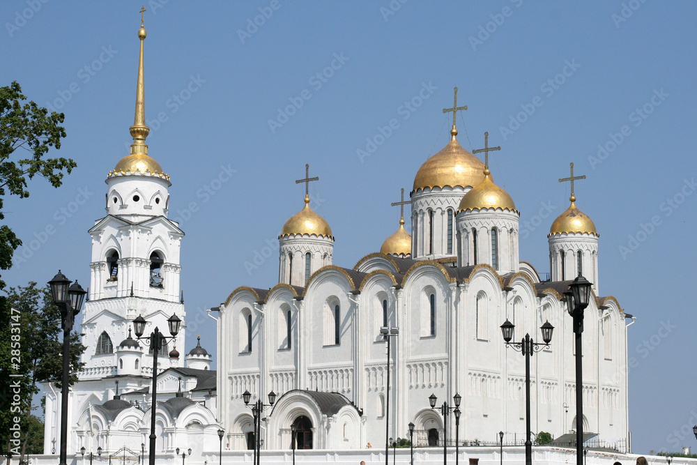 Uspensky cathedral in Vladimir Russia