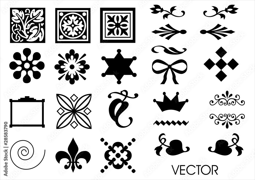 Fototapeta premium Ornamente-Mix