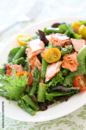 Salad with Salmon